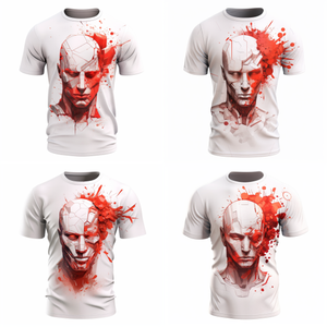 เสื้อยืดคอกลมมีสไตล์สำหรับผู้ชาย-สวมใส่ได้ทุกวันอเนกประสงค์ - Product Image 2