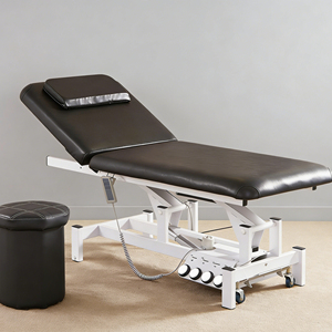 Mesa de <span class=keywords><strong>Derma</strong></span> Eléctrica Ajustable en Altura con 3 Motores, Personalizable de Fábrica, Color Opcional, Silla Cosmética, Cama Facial de Belleza - Product Image 1