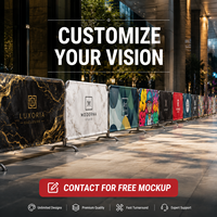 Banderas Personalizadas para Barreras de Control de Multitudes, Publicidad Exterior, Fabricante OEM, Venta al Por Mayor, Resistentes a los Rayos UV, Duraderas, para EE. UU., Reino Unido, Canadá y Europa