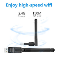 Clé Wifi personnalisée PIX-LINK avec logo, récepteur Rt5370 pour ordinateur portable/ordinateur de bureau/boîtier TV Android/décodeur, adaptateur USB sans fil
