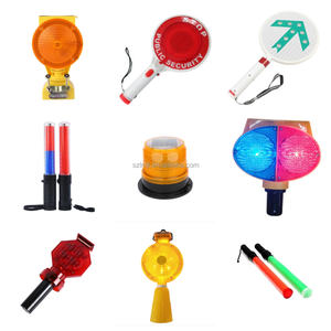 54cm <span class=keywords><strong>LED</strong></span>点滅ライトスティック交通警告バトン視認性の高い交通ウォードライト交通安全用 - Product Image 3