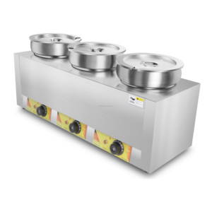 Calentador de sartén para derretir Chocolate de acero inoxidable, uso comercial de tienda de aperitivos, olla eléctrica para calentar Chocolate, máquina Wamring de queso - Product Image 1