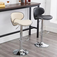 Tabourets de bar réglables en cuir avec bordure métallique en forme de papillon, de haute qualité, créatifs, pour la cuisine, à vendre
