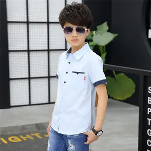 Online Wholesale Summer Korea Fashion Latest Design Clothing For Shirt Boys Casual Wear From China Supplier