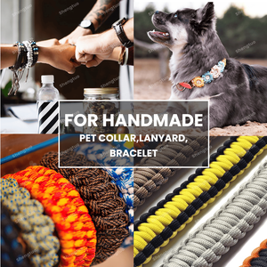 Op maat gemaakte paracord productie 2-5mm nylon/polyester touw 1-11 strengen type III 2mm 3mm 4mm paracord 550 - Product Image 6