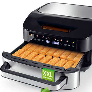 Nouvelle <span class=keywords><strong>Friteuse</strong></span> à Air Chaud Intelligente 7L, Four Multifonction Électrique, Appareil de Cuisine Français, Machine à Pizza en Acier Inoxydable pour Usage Domestique - Product Image 3