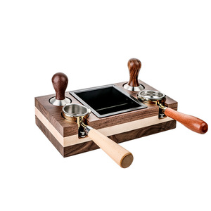 Base de madera para prensar café en polvo, tamaño dual 58mm 51mm, para uso en máquinas de espresso - Product Image 2