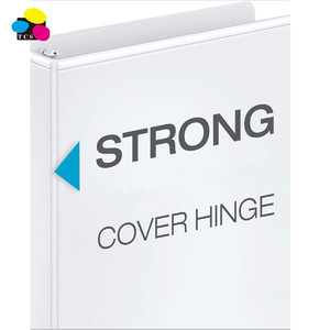 Giá Tốt Nhất A3 Thẻ Kinh Doanh Màu Trắng Vải Lanh Giấy Đôi <span class=keywords><strong>Binder</strong></span> Với Vòng Tròn Cho Trang Ảnh 4X6 - Product Image 3