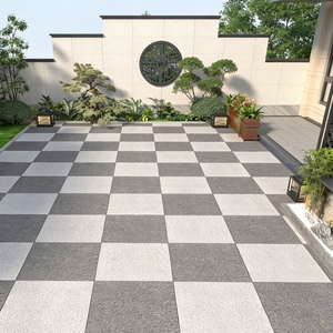 Carreaux de sol en porcelaine imitation granit, carreaux de sol pour villa, jardin extérieur, patio, allée, antidérapants, pavés extérieurs, 60x60, haute résistance, 18 mm - Product Image 2
