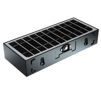 Lampe solaire murale de jardin de qualité supérieure, rotative, à capteur de mouvement, alimentée par énergie solaire