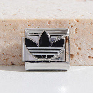 สร้อยข้อมือสแตนเลสแบบโมดูลาร์พร้อมโลโก้โซเชียลมีเดีย ของขวัญสำหรับทุกเพศ  เครื่องประดับเสริม - Product Image 4