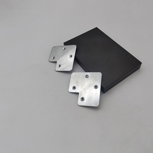 Soportes de esquina con marco de aluminio, conectores duraderos de acero inoxidable de 63x40mm para accesorios de ferretería para muebles y gabinetes - Product Image 1
