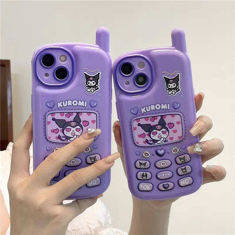 3D Cute Japanese Cartoon Anime Animal Cellphone Model Designer Phone Case For iPhone 14 11 12 13 Pro Xs Max Xr X