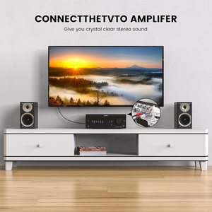 Cavo <span class=keywords><strong>RCA</strong></span> Audio per Auto di Alta Qualità, Placcato Oro, Intrecciato in Nylon, Vendita all'Ingrosso - Product Image 6