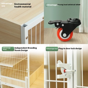 Kih Super Large Three-Layer <strong>Indoor</strong> <strong>Cat</strong> Cage Multi-Layer Tejia Breeding Cabinet Household Clearance Pet <strong>House</strong> - Product Image 2