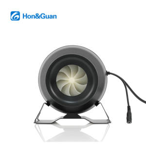 מאוורר טורבו Hon&Guan בגודל 4 אינץ', 7500 סל\\\"ד, לחץ אוויר גבוה, מפוח אוויר עם וו, מאוורר צינור קטן נייד - Product Image 6