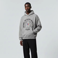 Sweat-shirt de luxe en polycoton épais avec impression graphique personnalisée, style streetwear audacieux