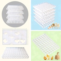 Plateau à œufs en plastique PP robuste, capacité 88 œufs, taille 50x36cm, poids 400g, pièces détachées pour incubateur industriel – Vente chaude