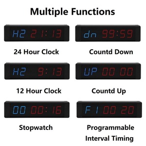 YIZHI batería recargable alimentado Mini LED Digital entrenamiento <span class=keywords><strong>cuenta</strong></span> regresiva reloj trasero magnético interior hogar gimnasio Fitness intervalo temporizador - Product Image 4