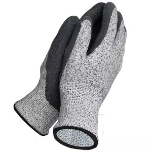 Guantes de 5 niveles resistentes a Cortes, recubiertos de emulsión, lijado y pegado con propiedades antideslizantes y resistentes al aceite - Product Image 3