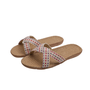 Pantoufles légères et respirantes pour femmes et filles, en tissu <span class=keywords><strong>Lafi</strong></span> personnalisé, avec semelle EVA antidérapante et recyclable, pour l'intérieur - Product Image 1