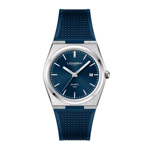 Reloj de Hombre Retro, Simple, Deportivo, de Negocios, Luminoso, con Calendario, Caja de Aleación de Cuarzo, Esfera de Vidrio, Correa de Silicona - Product Image 2