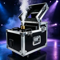 FEIYUEYUE Machine à brouillard à eau 600W (simple) / 900W (double tête) avec flight case pour DJ, mariages et événements – Équipement d'effets scéniques