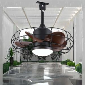 <span class=keywords><strong>Ventilador</strong></span> <span class=keywords><strong>de</strong></span> <span class=keywords><strong>Techo</strong></span> LED para Exteriores, Moderno, Impermeable, con Certificación IPX4 y CE, Control Remoto Inteligente, Cuerpo <span class=keywords><strong>de</strong></span> Hierro, 5 Velocidades, para Gazebo - Product Image 1