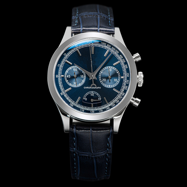 Custom logo High Quality Classical Vintage 20 Atm 316l Stainless Steel Mechanical Automatic pilot Chronograph Watch Man for Sale