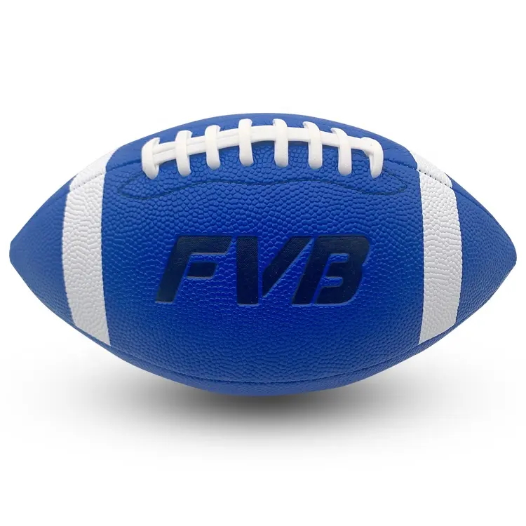 FVB pegangan super biru jouth junior komposit ukuran 6 bola logo kustom sepak bola Amerika