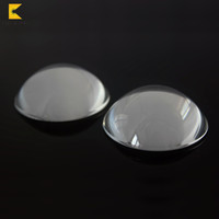 Diffuseur en verre borosilicate plat convexe LED COB, lentille de 51 mm, cache-lumière pour projecteur de phare
