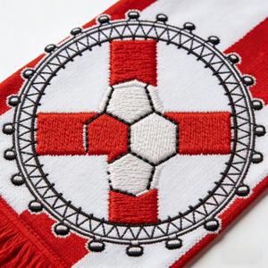 Écharpes de supporter personnalisables peintes en gros Mexique 2026 – Couleurs vert, blanc, rouge pour fournitures de fête de football Zimmergifts - Product Image 2