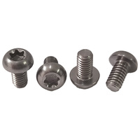 Baut Titanium GR5 M4*7mm Berkualitas Tinggi, Kepala Tombol, Baut Torx Dalam, Ringan, Sekrup Plum Dalam Semi-Bulat