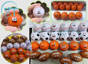 थोक 63 मिमी पु फोम पृथ्वी दुनिया का नक्शा एंटी तनाव बॉल टॉय - Product Image 5