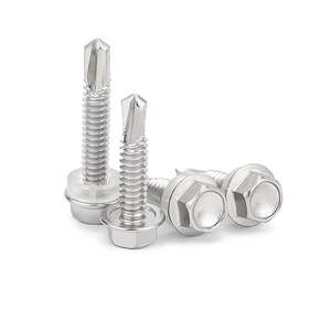 สกรูหัวหกเหลี่ยมสแตนเลสเจาะด้วยตนเองสกรูเจาะ304 410 316 - Product Image 6