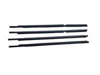 Moulures de fenêtre extérieures automobiles, joints d'étanchéité en caoutchouc pour Toyota Yaris Vitz 2005-2010, garniture de ceinture de porte, 68160-52110, lot de 4 pièces