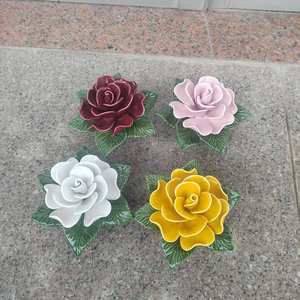 <span class=keywords><strong>Fleur</strong></span> commémorative en céramique faite à la main, résistante au froid et au gel, longue durée, ne se décolore jamais, pour <span class=keywords><strong>cimetière</strong></span>, tombe, pierre tombale - Product Image 3