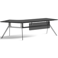 Bureau de direction simple de haute qualité, design moderne, bureau d'angle, poste de travail pour PDG, directeur, patron