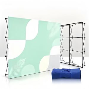 Expositor de Aluminio Plegable y Enrollable de 6 Estantes, Personalizado, Ligero, Fácil de Montar, Ecológico, Portátil y Moderno - Product Image 1