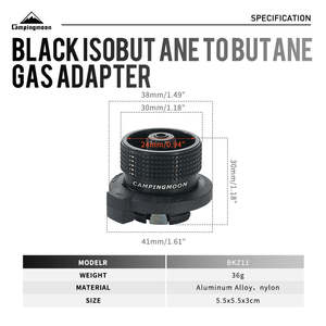 屋外ブタンガスカートリッジアダプターステンレス鋼屋外ガスタンクキャニスター充填ブタンガスカートリッジアダプター - Product Image 3