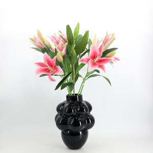 Boccioli di Giglio Artificiali in Seta all'Ingrosso, Fiori Finti Decorativi per Composizioni Floreali, Materiali per Arte Floreale FFD0703 - Product Image 4