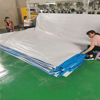 Bâche en plastique PE imperméable, résistante aux UV, bords renforcés, légère, taille personnalisable, découpe sur mesure, auvent de jardin extérieur