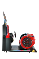 Machine de jeu de course à pièces dynamique Super Car Expérience interactive amusante Adultes Enfants Populaire pour les jeux Ledi PVC