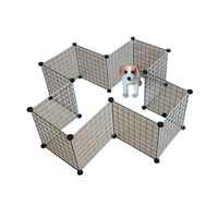 Parc pour animaux de compagnie bricolage, cage à lapin, clapier à cage à lapin en métal, cage pour petits animaux directement en usine