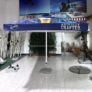 Sombrillas impresas con logotipo personalizado para publicidad exterior, <span class=keywords><strong>sombrilla</strong></span> hidráulica para Patio, jardín, restaurante, cafetería, Hotel, Patio <span class=keywords><strong>de</strong></span> 3 <span class=keywords><strong>metros</strong></span> - Product Image 2