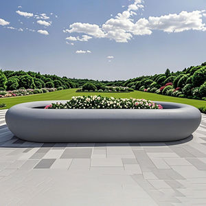 Custom FRP GRC Tree Surround Anti-Corrosion Durable Eco-Friendly Outdoor Waiting Leisure <b>Chair</b> for Hospital Hotel Gym - Product Image 3