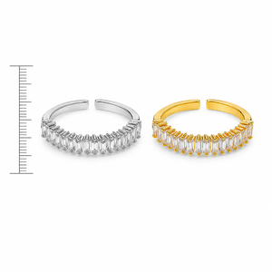 Opening <b>adjustable</b> <b>ring</b>, couple style women's daily wear jewelry - Product Image 5