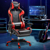 Chaise de jeu VR avec haut-parleur BT réglable de vente en ligne du fabricant chinois chaise de joueur d'ordinateur PC en cuir synthétique