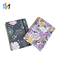 Carnet à spirale métallique personnalisé avec index, bloc-notes, logo personnalisé, impression offset couleur, service OEM en gros