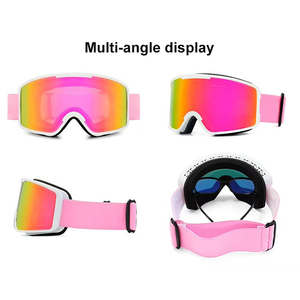 Unisex retro cổ điển OTG thể thao Kính phân cực hình cầu trượt tuyết Googles vàng ống kính nhân đôi cho trượt tuyết trượt tuyết lunettes de - Product Image 2